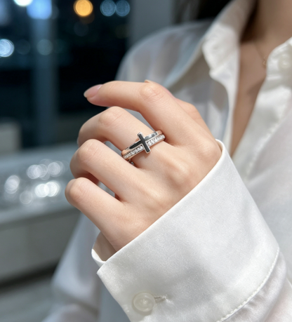 Gold Cross Ring—A Simple yet Stylish Hand Adornment