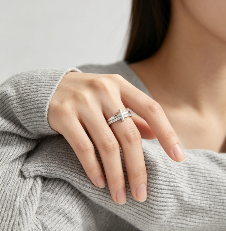 Gold Cross Ring—A Simple yet Stylish Hand Adornment
