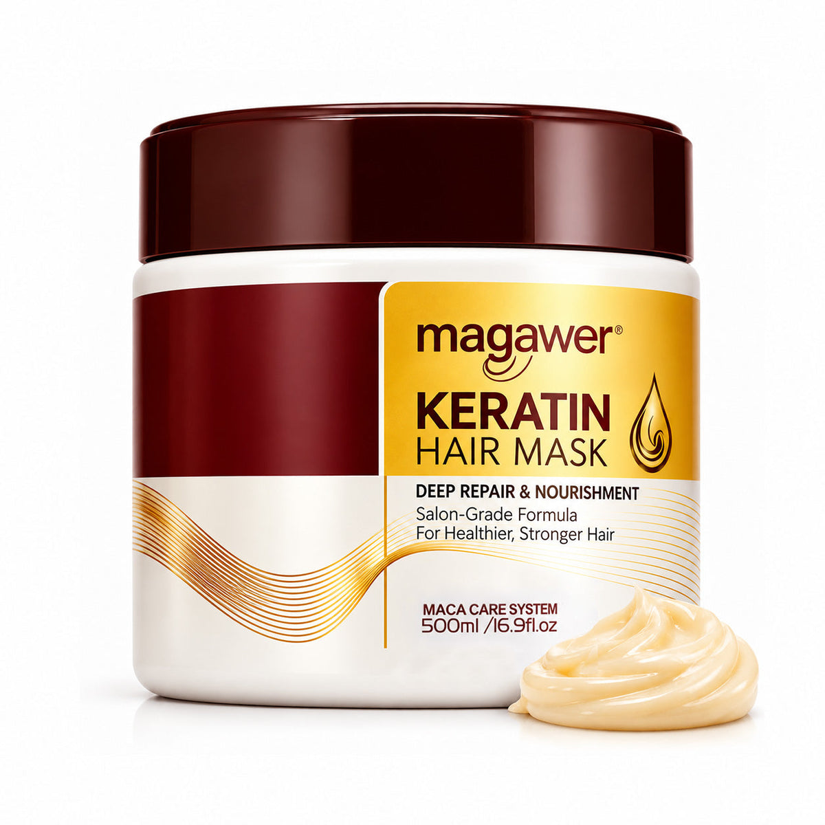 Collagen Hair Mask – Deep Repair & Hydration, 500 ml