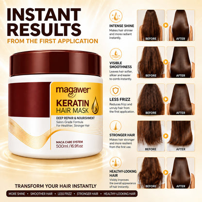 Collagen Hair Mask – Deep Repair & Hydration, 500 ml