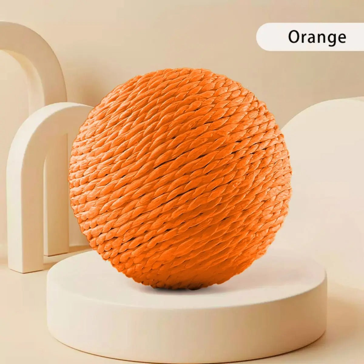 10CM Interactive Sisal Cat Scratching Ball